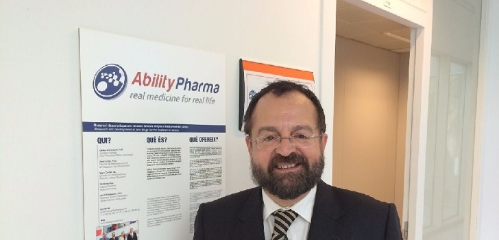 Carles Domènech, consejero delegado de Ability Pharma SciClone se incorpora al capital de Ability Pharma con una inversión de tres millones de dólares